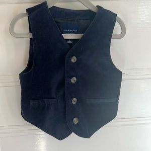 Janie and Jack Velvet Vest